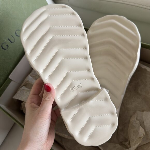 NEW WOMEN'S THONG PLATFORM SANDALS SHOES SZ 40 White - Picture 6 of 9